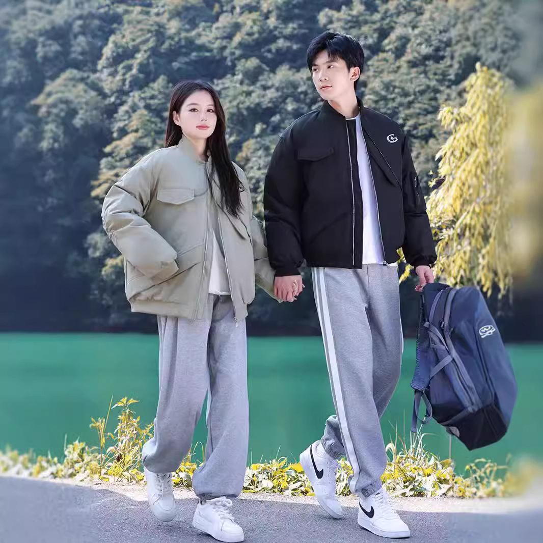 Hombres y mujeres pareja de algodón de invierno 2024 nuevo estilo de herramientas al aire libre chaqueta de algodón chaqueta con capuz chaqueta de asalto chaqueta de moda image 3