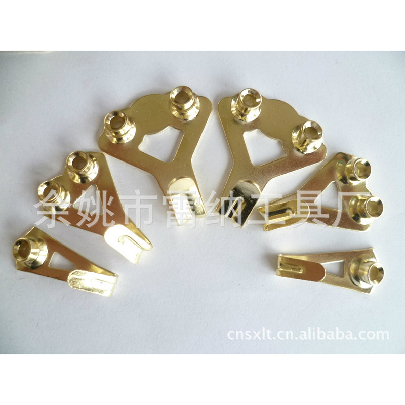 供应批发通用五金挂钩配件 合金钢50磅无痕钉铜帽吊钩