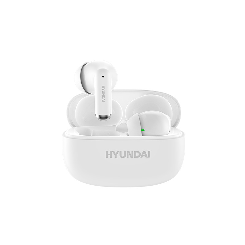 HYUNDAI Hyundai Y10AI Smart Translation Auriculares inalámbricos Bluetooth Mini Auriculares de conferencia con cancelación de ruido semi-en la oreja