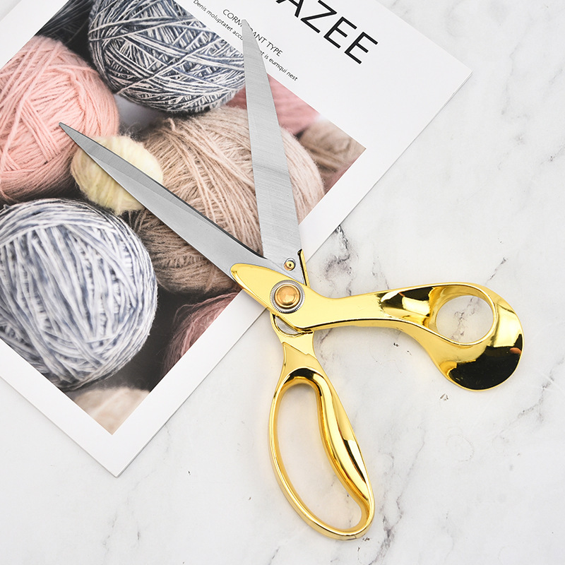 Spot hogar cuchillo de acero inoxidable corte de cuero costura corte de ropa tela corte de papel tijeras