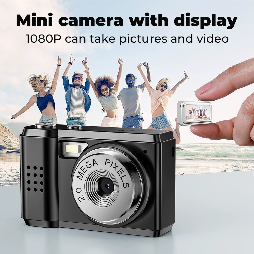Children's digital camera for students, retro cards, small bag decoration