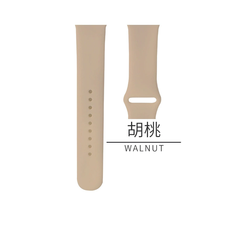 Silicone watch strap (Apple compatible), generations 1–9/SE, standard & extended, multiple colors