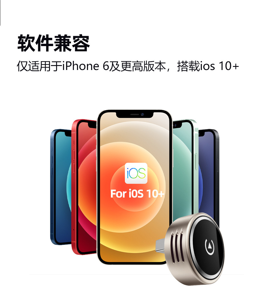 Popular Wireless Carplay Box Android 2-in-1 Adapter Plug-And-Play Ota Upgrade Compatible with 98% of Cars