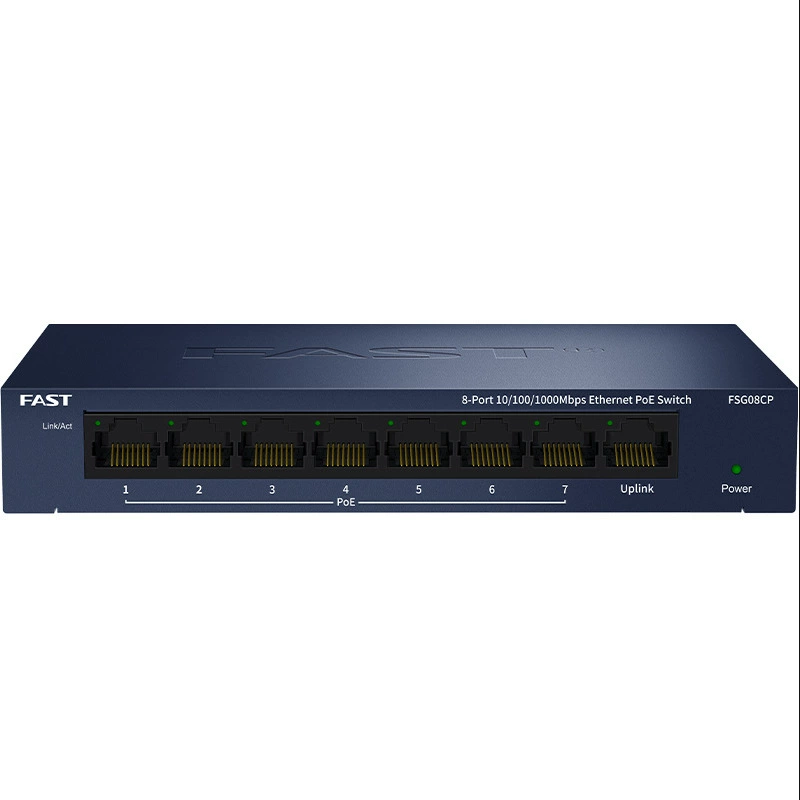 Swift FCS1508D-P 8-port full Gigabit PoE switch PoE power supply module high power 65W