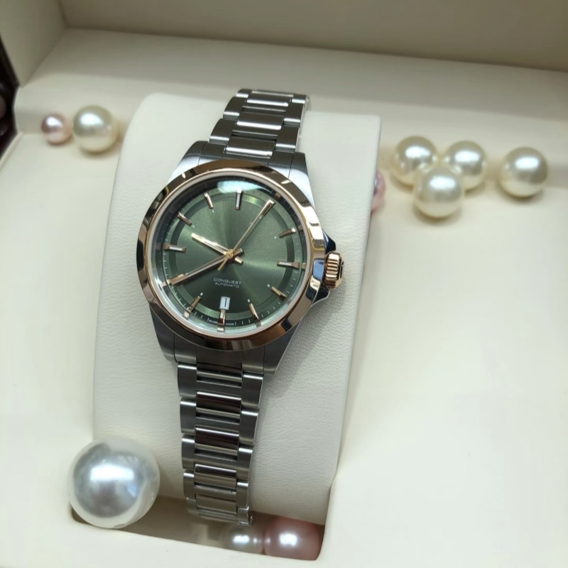 2025 New Yuedong Series Fashion Quartz Steel Strap Couple Model Concas Wave Home Yuedong Watch Tank