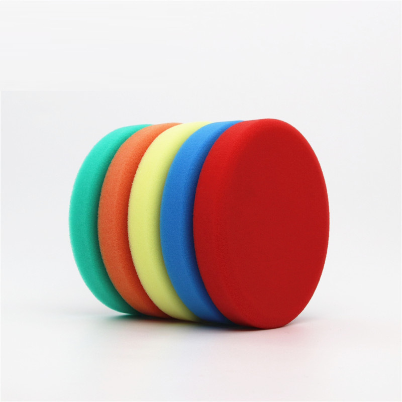 供应曼泽纳平面款抛光轮 汽车打蜡美容海绵抛光盘漆面羊毛抛光轮