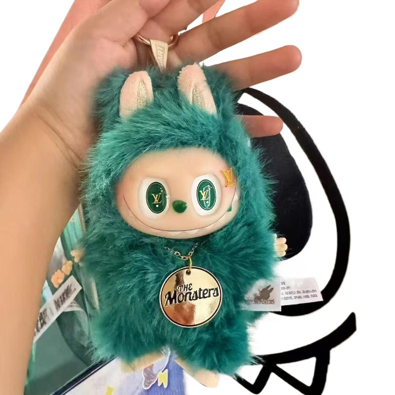 现货labubu拉布布心动马卡龙盲盒公仔毛绒派对搪胶潮玩娃娃批发|undefined
