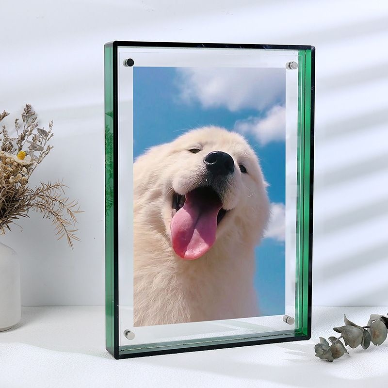Marco de Fotos Flotante de Acrílico para Pared y Mesa image 10