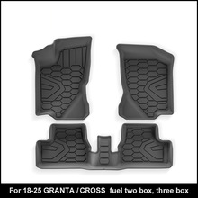 适用于18-25款拉达LADA GRANTA/CROSS汽车脚垫全TPE后备箱垫跨境