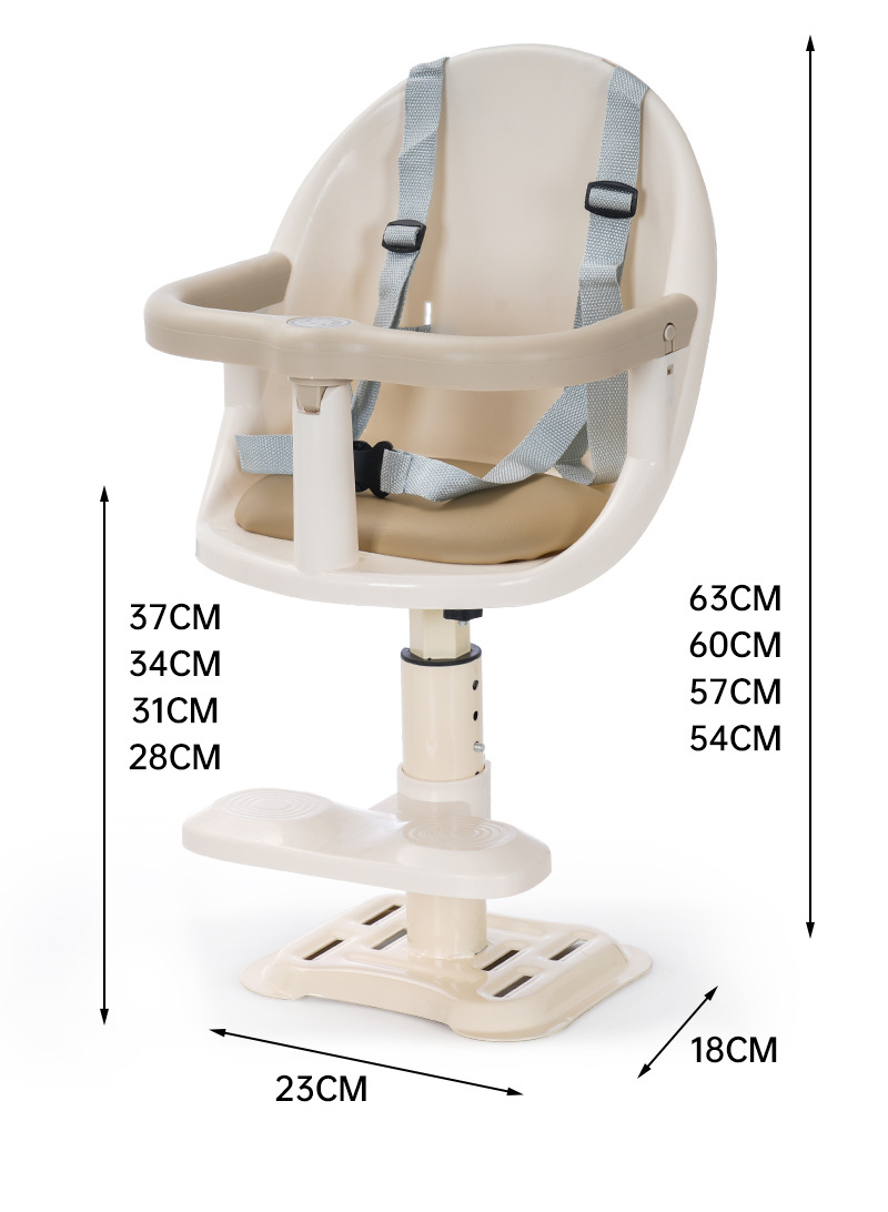 Children's electric car with music and lights, rotating seat, small electric vehicle baby seat, easy to install, two-way riding