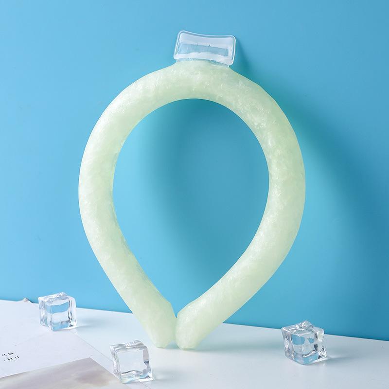 夏の必需品、熱中症予防と冷却、ホルターネックアイスサークル、マカロンカラーのクールネックサークル、冷感軍事訓練と夏の涼しさのためのグッズ|undefined