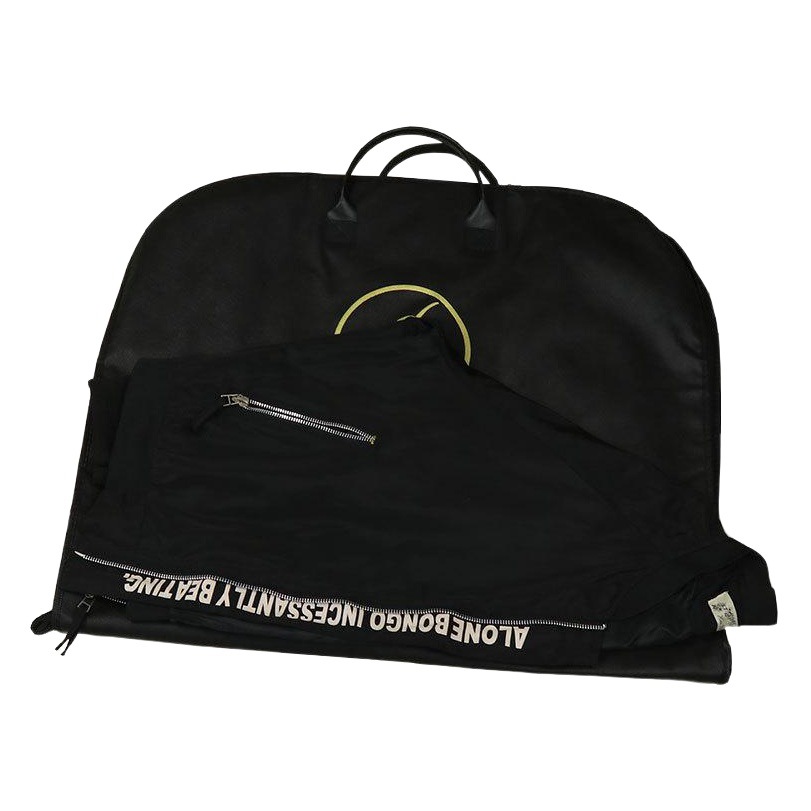 Customized high-end suit bag business handbag foldable coat dust cover clothing clothes hanging bag printed logo