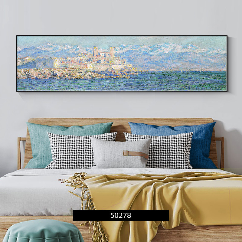 深圳大芬油画村现代挂画卧室床头装饰画梵高名画主卧房间墙面壁画|undefined
