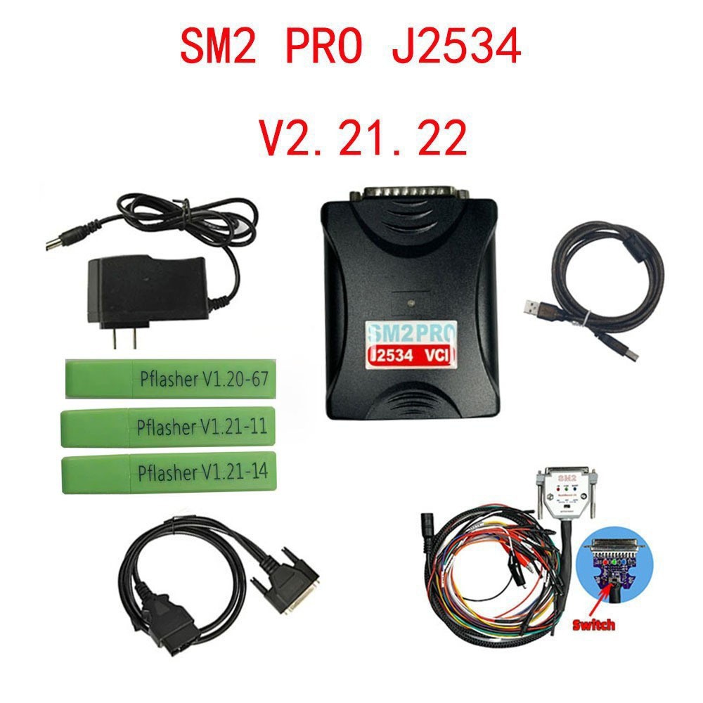SM2 PRO V2.21.32.J2534 VCI PCM ECU Program – Automotive Diagnostic Tool