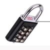 Zinc alloy key password lock lock lock luggage gym, wardrobe door and window password hanging lock ten blind hanging locks