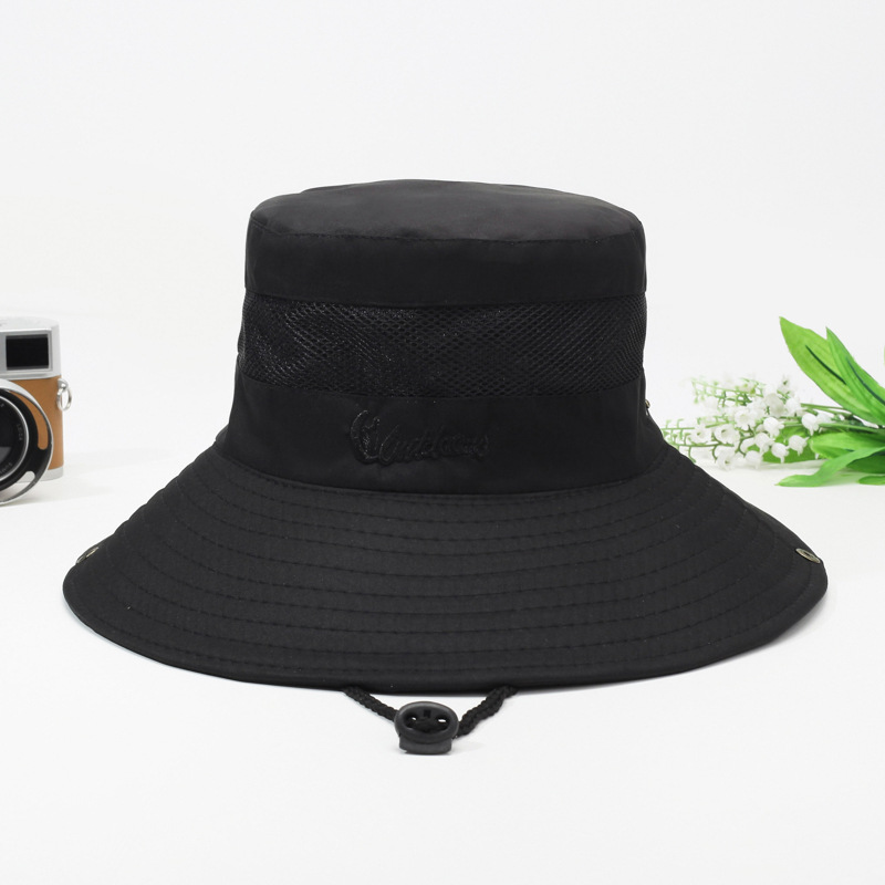 Summer men's travel climbing thin breathable sun hat