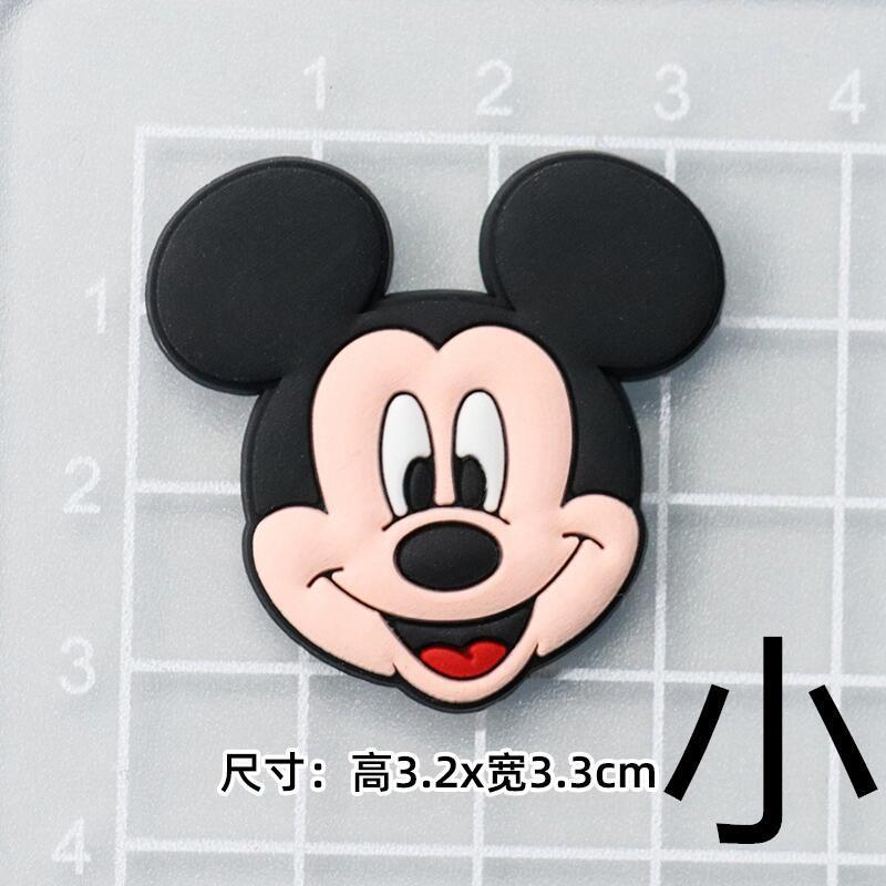 大小ミッキーミニーミッキーマウス DIY 漫画装飾アクセサリー携帯電話ケースパッチ下駄スリッパバックルステッカー|undefined