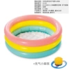57107 Fluorescent inflatable baby pool 61*22CM + small foot pump