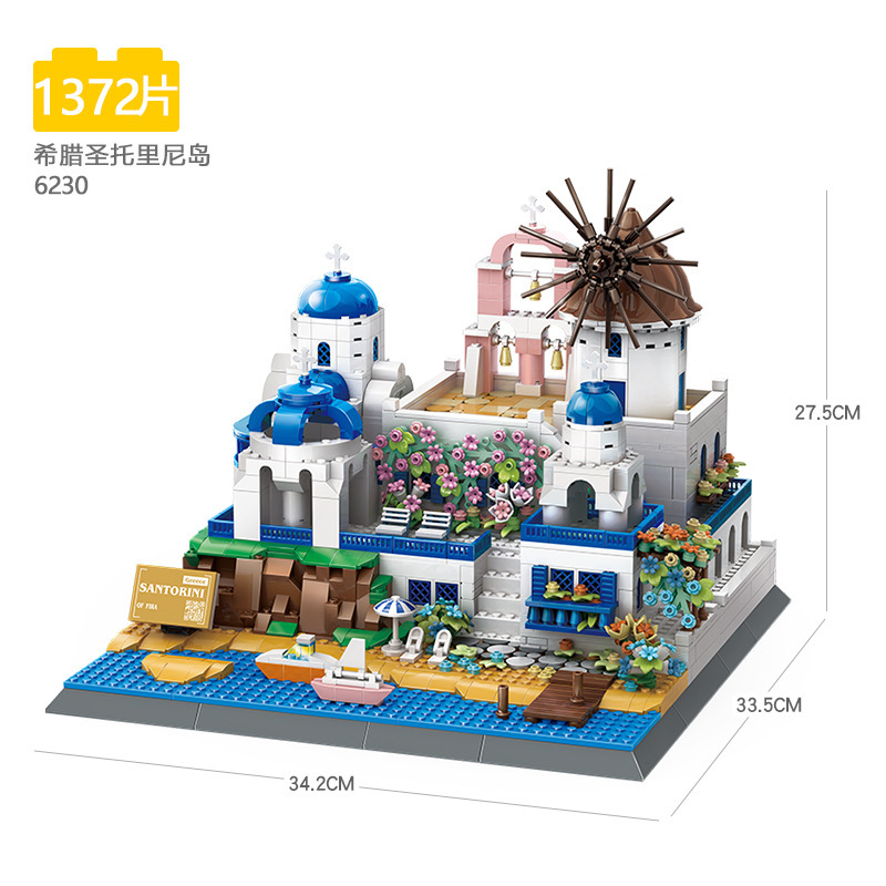 Wange World Architecture series compatible con Lego pequeñas partículas Tiananmen modelo de construcción rompecabezas ensamblar bloques Juguetes