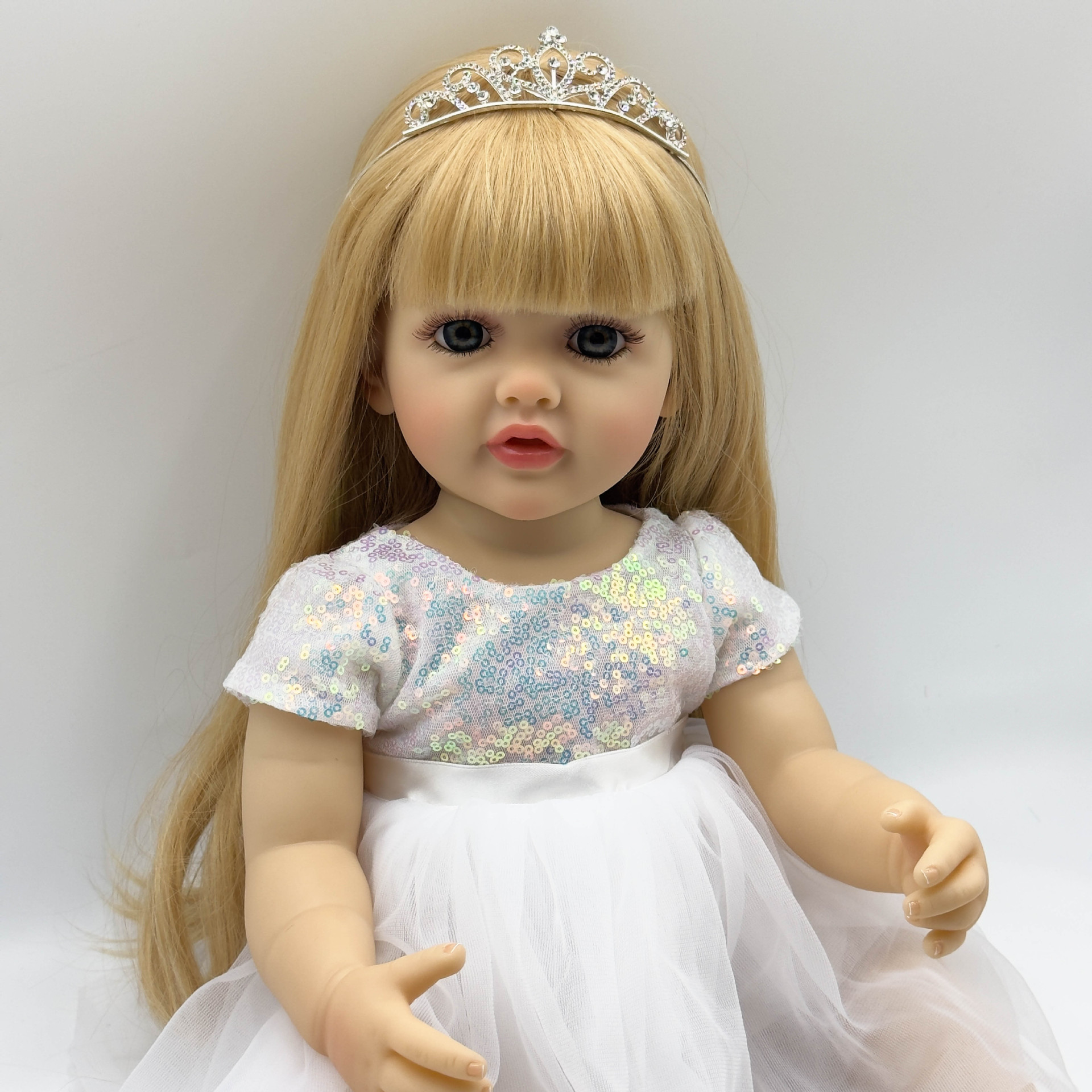 NPK 55 cm de goma completa simulación muñeca renacida Betty suministro de comercio electrónico transfronterizo