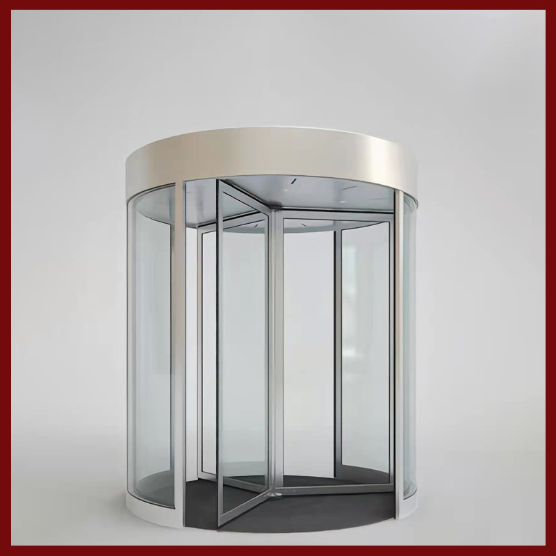 楼宇门酒店环柱转闸门三翼两翼全自动旋转门AB互锁防尾随环形大门