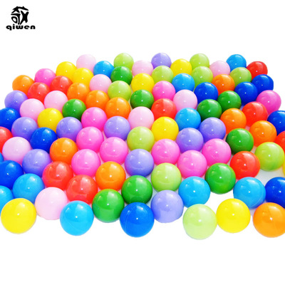 环保海洋球加厚波波球5.5CM 7CM 彩色马卡龙儿童游乐场室内玩具球