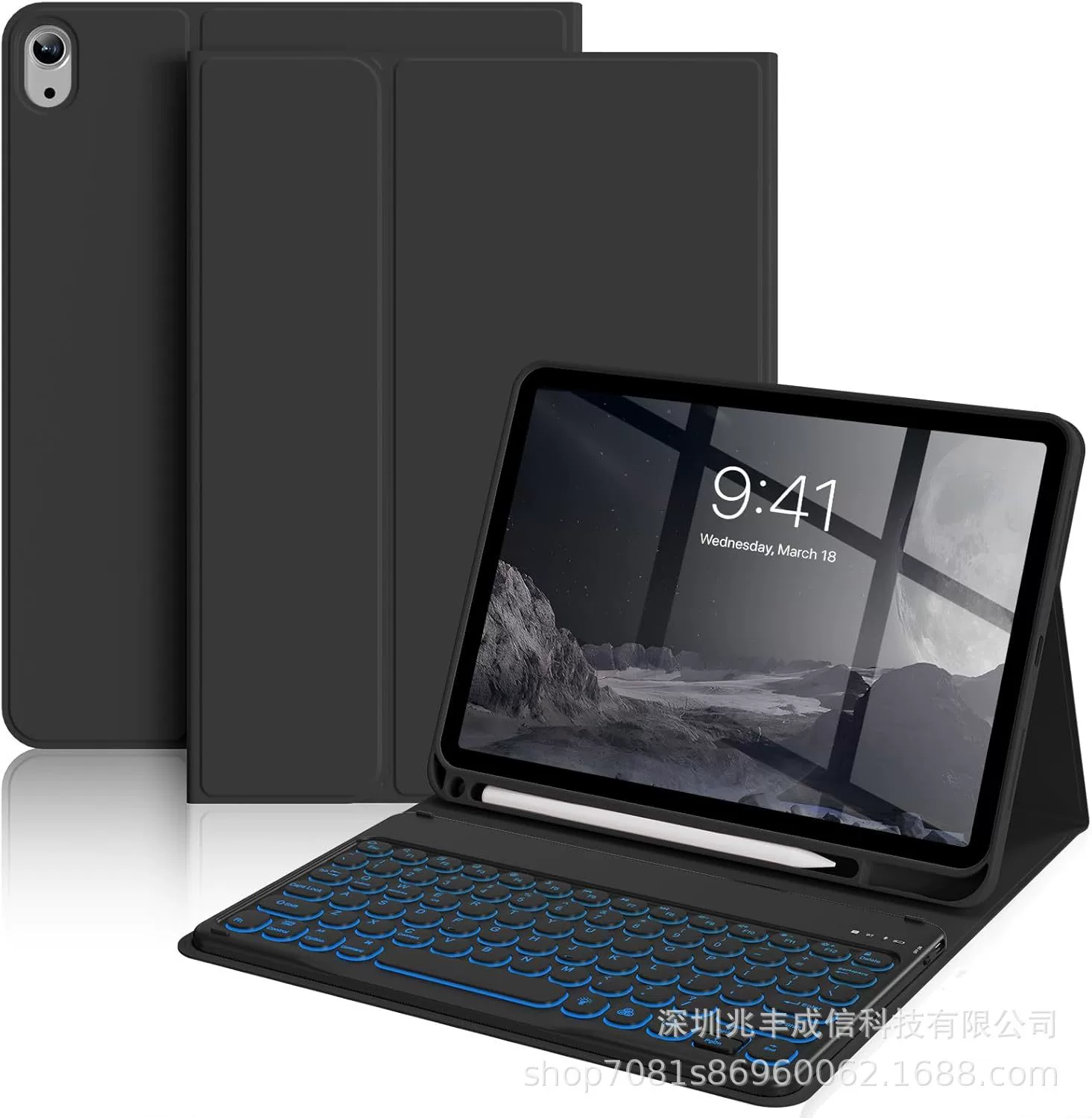 Подходящий чехол клавиатуры для iPad размером дюймовый, чехол клавиатуры для A16