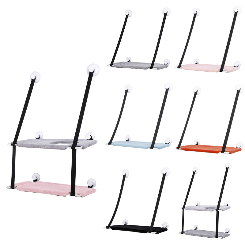 猫吊床悬挂式挂床挂篮猫窝猫咪晒太阳宠物用品窗户秋千吸盘式挂窝|ms