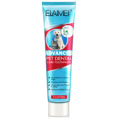 ELAIMEI Pet Mint Toothpaste Pet Supplies Dog Toothpaste Oral Care Toothpaste Cats and Dogs 100g