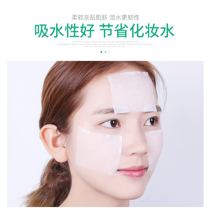 Imagen belleza maquillaje suave algodón ligero húmedo y seco limpieza algodón facial cuidado de la piel maquillaje Toalla de algodón al por mayor