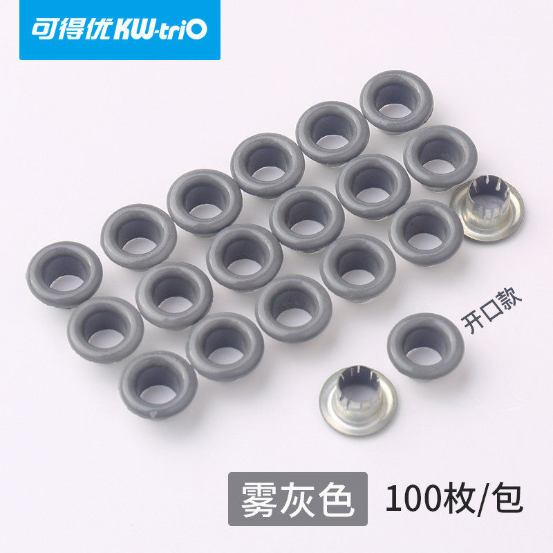 Kedeyou plástico color metal hebilla de ojo de pollo anillo de protección transparente remachadora de tarjetas perforadora manual perforadora de anillo