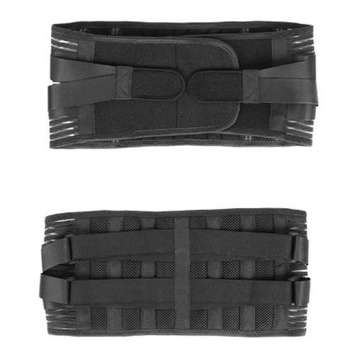 Sports men and women elastic mesh steel plate waist belt fitness elastic breathable mesh waist belt instant delivery