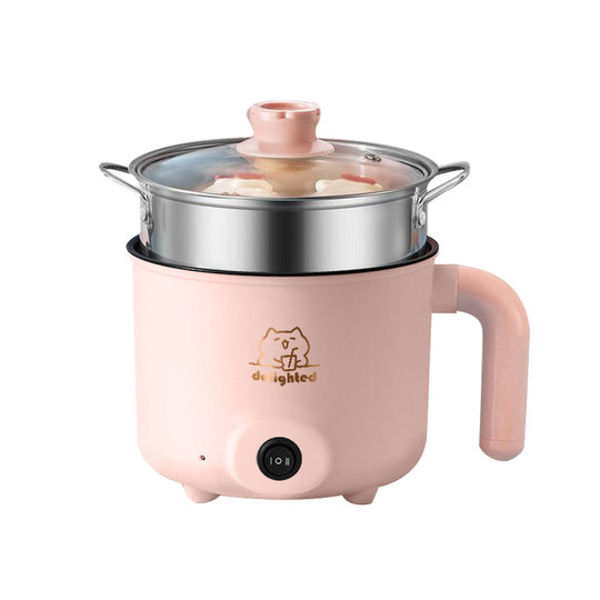 Gift wholesale non-stick pan instant pan portable electric cooker student dormitory integrated multi-functional mini electric cooker