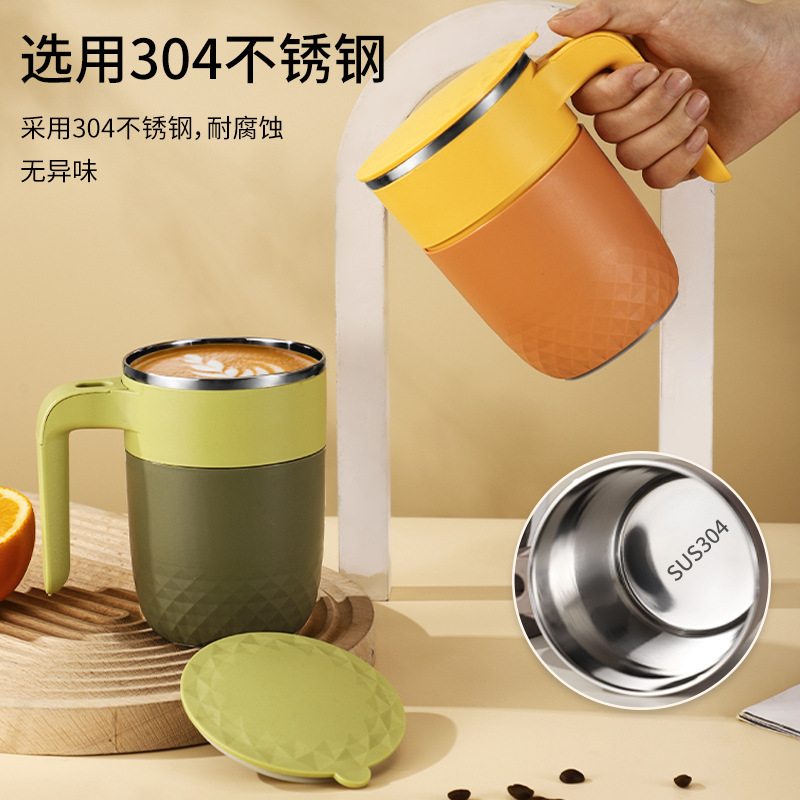 304 Stainless Steel Insulated Cup with Anti-Spill Lid, Keeps Cold, Enhances Office Atmosphere, Suitable for Water, Beverages, and Coffee 304 Stainless Steel Insulated Cup with Anti-Spill Lid, Keeps Cold, Enhances Office Atmosphere, Suitable for Water, Beverages, and Coffee