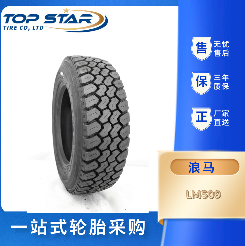 浪马/LONGMARCH轮胎 245/70R19.5 LM509全钢子午线中短