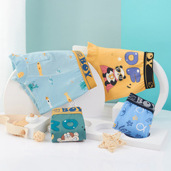 Children's underwear for boys, small and medium size boys and teenagers, four-sided baby underwear for wholesale.