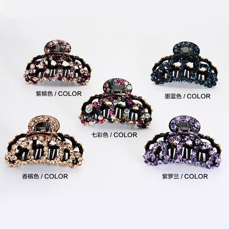 Große Haarklammer Haarspange Neu Haarvolumin Haarspange Damen Hinterkopf Haihaube Haarnadel Strass Kopfschmuck Großhandel