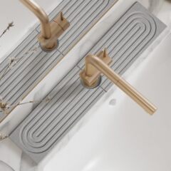 珪藻泥の蛇口の吸水パッド珪藻土の回形の引き出しの蛇口のパッドの台所の浴室の回形の蛇口のパッド