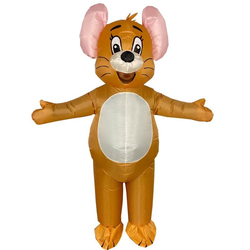 Amazon explosión impresa inflatable T-Rex disfraz Halloween multicolor T-Rex disfraz de fiesta disfraz de muñeca
