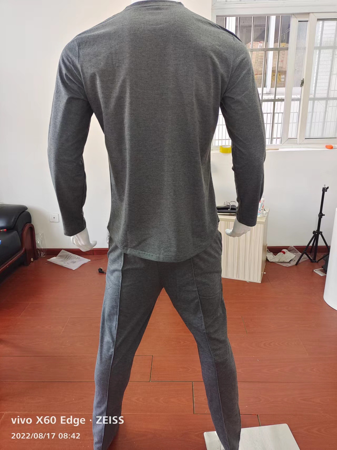 Men's Solid Color Pants Sets Men's Clothing display picture 12