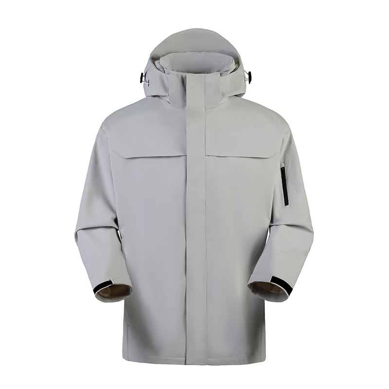 Single-Shell Water-Repellent Jacket That Can Be Worn in All Seasons, Windproof and Breathable, Autumn Jacket, Mountaineering Clothing, Printed Logo Group Clothing