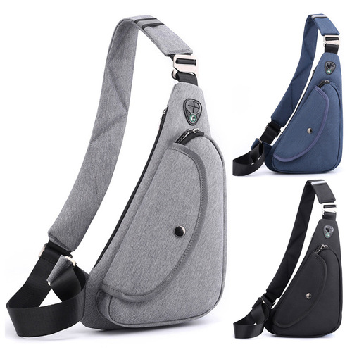 Oxford cloth chest bag men's new chest bag Water-proof travel backpack Shoulder backpack cross-body chest bag