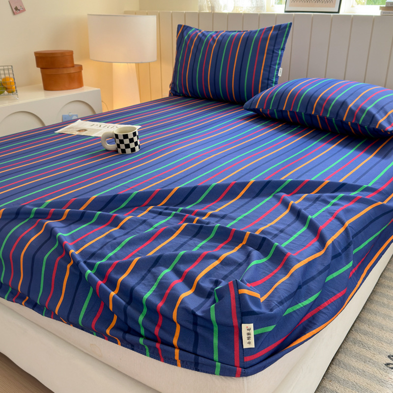Cama de algodón grueso y molido, una sola pieza de algodón puro otoño y invierno, nueva cubierta de colchón doble