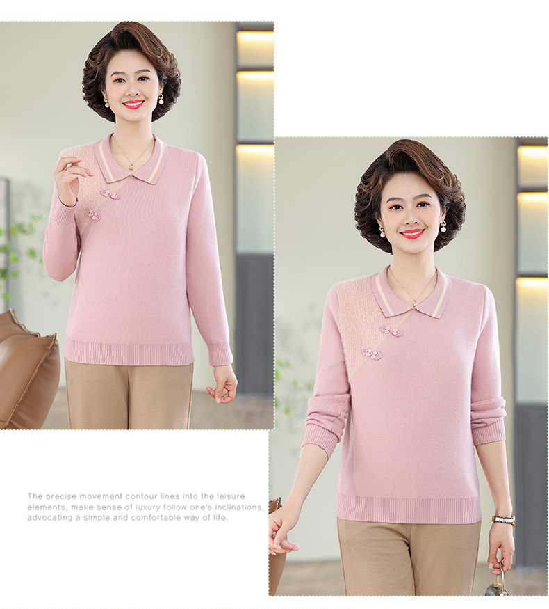 E5961 880K ÁO LEN NỮ TAIRYA ÁO LEN MÙA XUÂN THU ĐÔNG TRUNG NIÊN DÀY ẤM THỜI TRANG NỮ G03 SẢN PHẨM MỚI