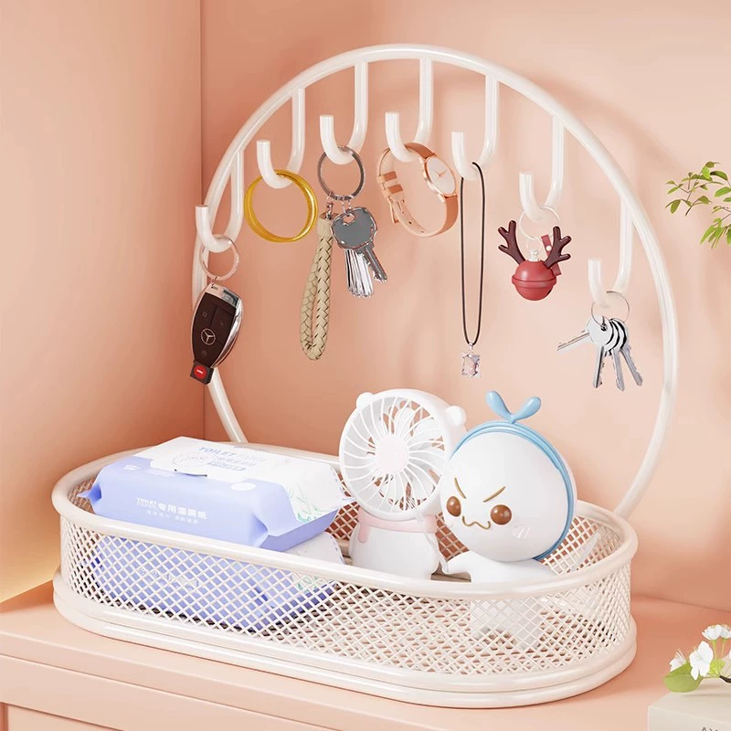 Поднос для хранения ключей, крючок, украшения, креативные настольные аксессуары, стеллаж для хранения и организации обувного шкафа