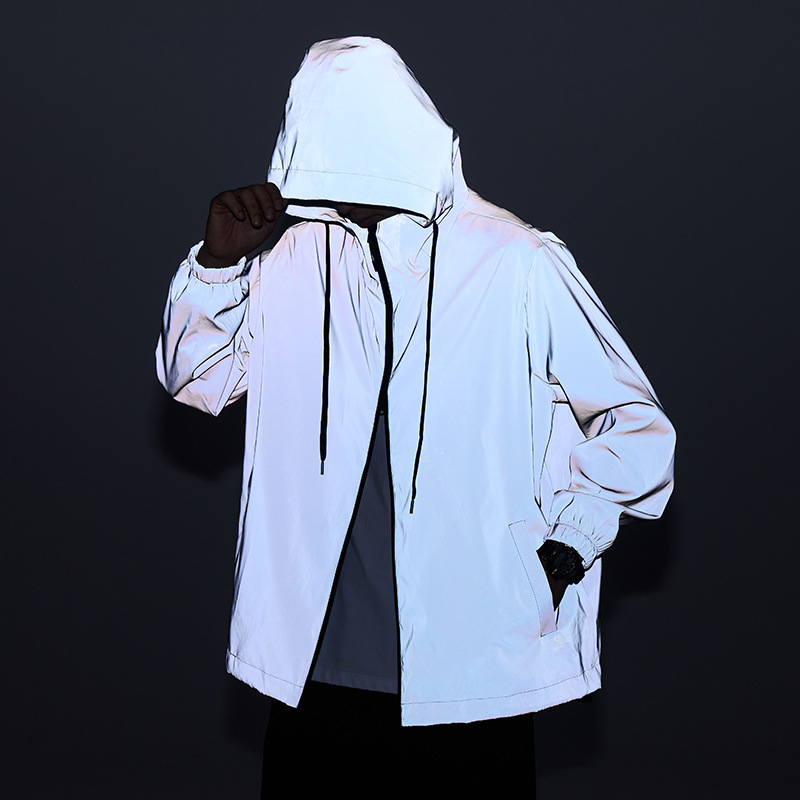 99 Large Size Reflective Clothing Men's Jacket 2026 New Outdoor Cycling Waterproof Windproof Plus Size Hooded Jacket 99 Large Size Reflective Clothing Men's Jacket 2026 New Outdoor Cycling Waterproof Windproof Plus Size Hooded Jacket