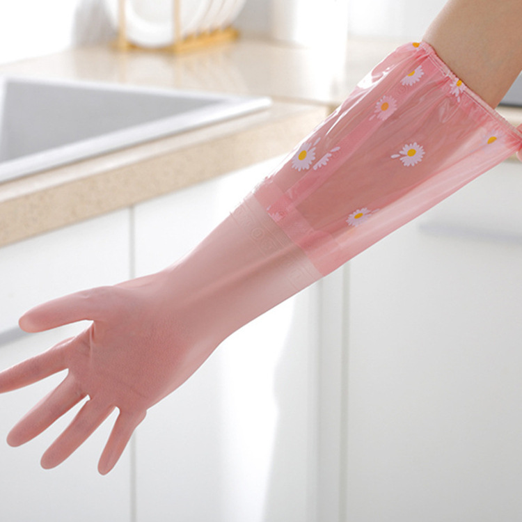 Waterproof long gloves PVC