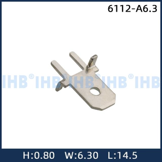 万欣(IHB)正品批发6112-A6.3连接器 插拔式公母对插