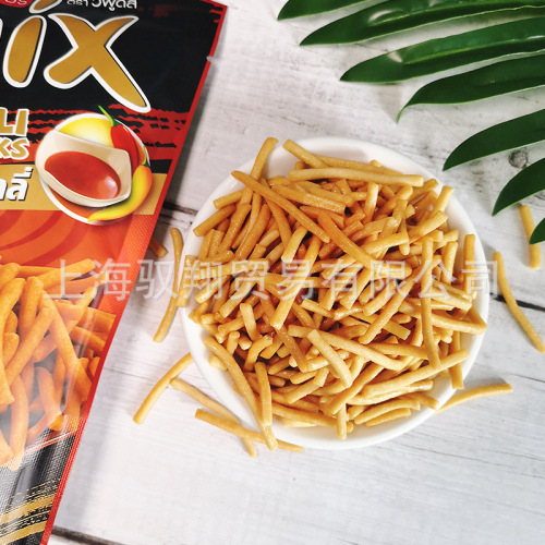 Thailand Imported VFOODS MIX Crispy Strips 75g/60g Multi-Flavor Combination Snack Puffs Office Small Snacks