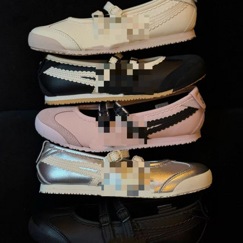 Putian Miu Series Girly Style Mex66 Mary Jane Lace Ballet Shoes French-Style Thin-Soled Women's Shoes Comfortable